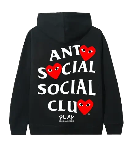 ASSC X COMME des GARCONS Black Hoodie