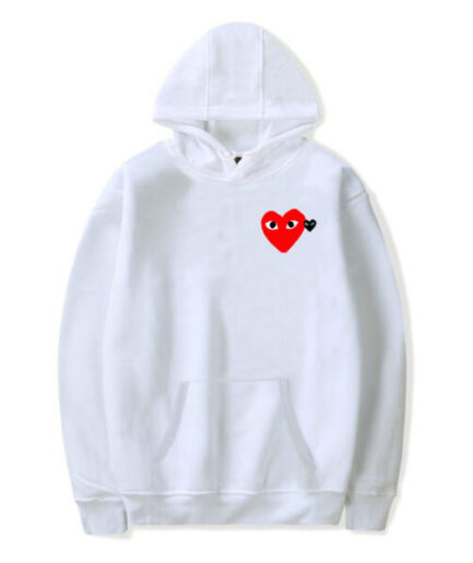 CDG 2 Hearts Hoodie