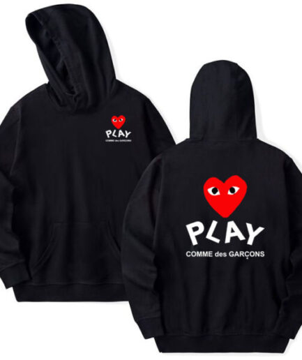 CDG Play Double Side Printed Hoodie