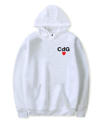 CDG Small Logo With Heart Hoodie