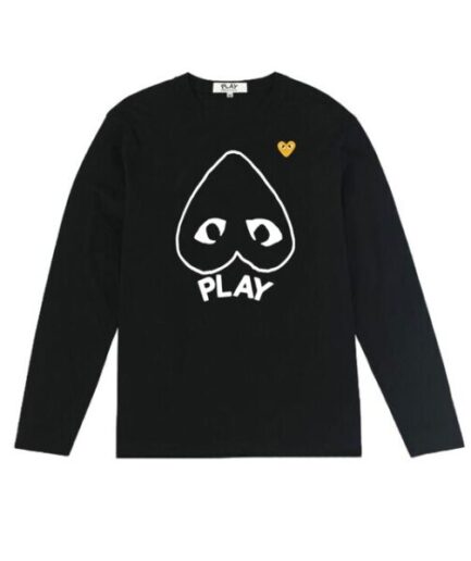 CDG Men Yellow Heart Logo Sweatshirt