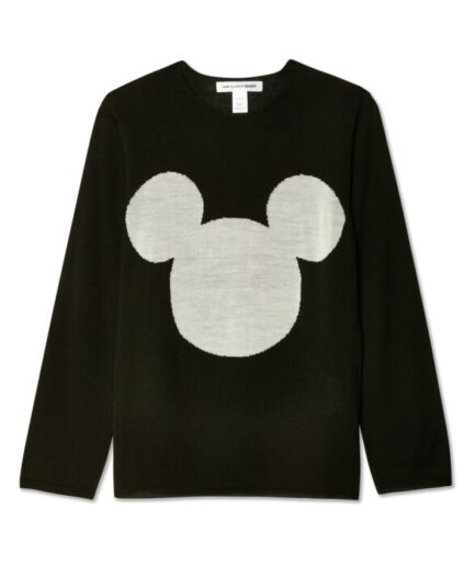 BLACK AND WHITE MICKEY MOUSE SWEATER