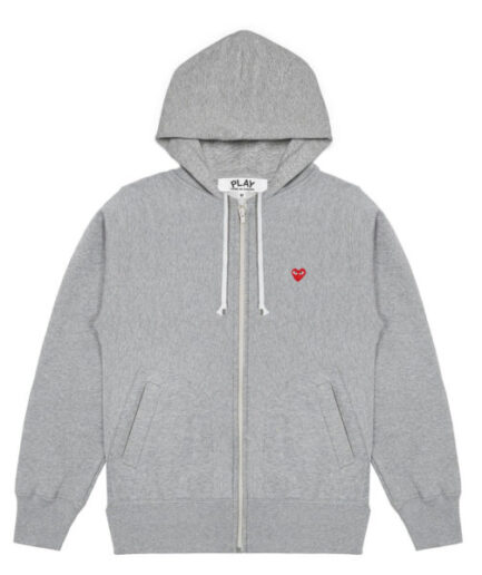 PLAY SMALL EMBLEM ZIP HOODIE