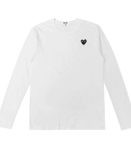 COMME DES GARCONS PLAY LONG SLEEVE OVERLAPPING